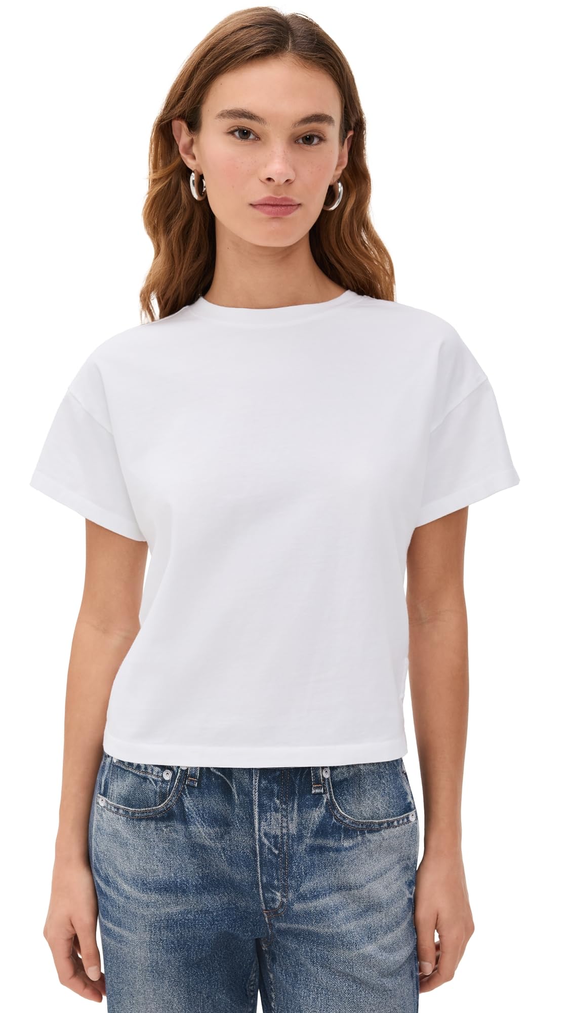 rag & bone Women's Kelly Boxy Jersey Tee