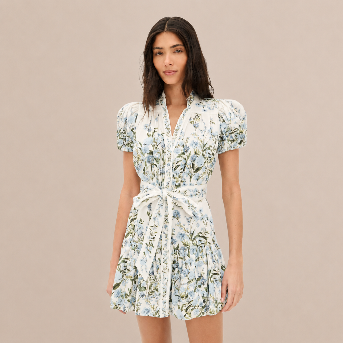 Women's Cora Tiered Mini Shirt Dress