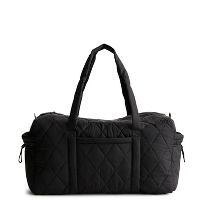 Vera Bradley Women's Featherweight Large Original Duffel Bag – Carry-On Travel & Gym Bag – Moonless Night, 58L