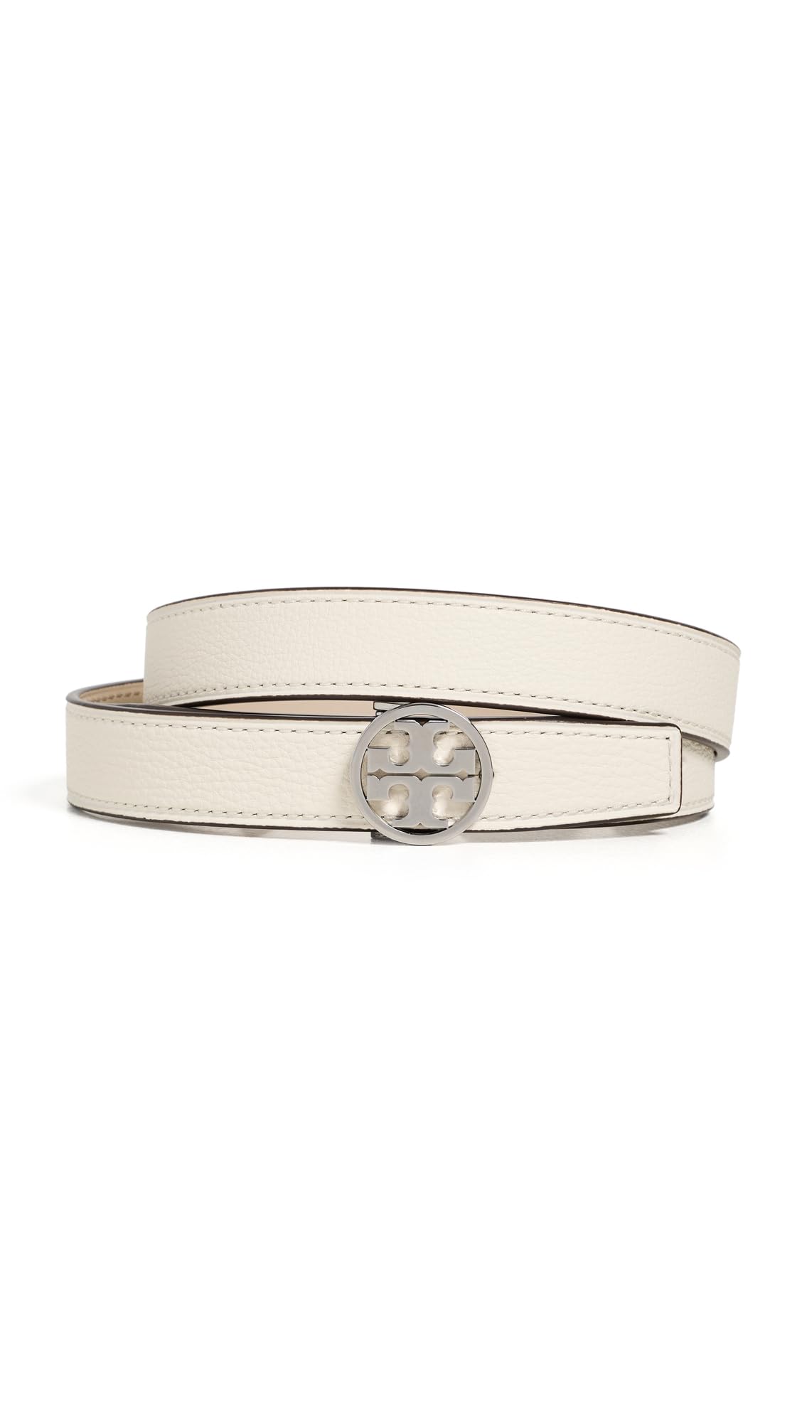 Tory Burch Women's Miller Smooth Reversible Belt 1"