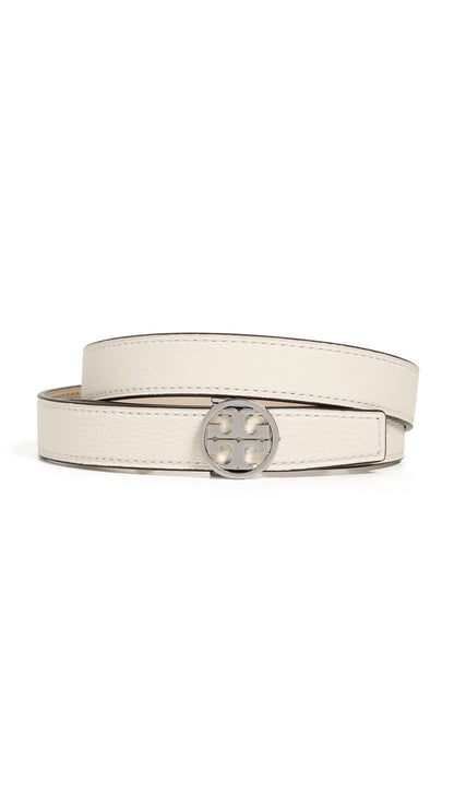 Tory Burch Women's Miller Smooth Reversible Belt 1"