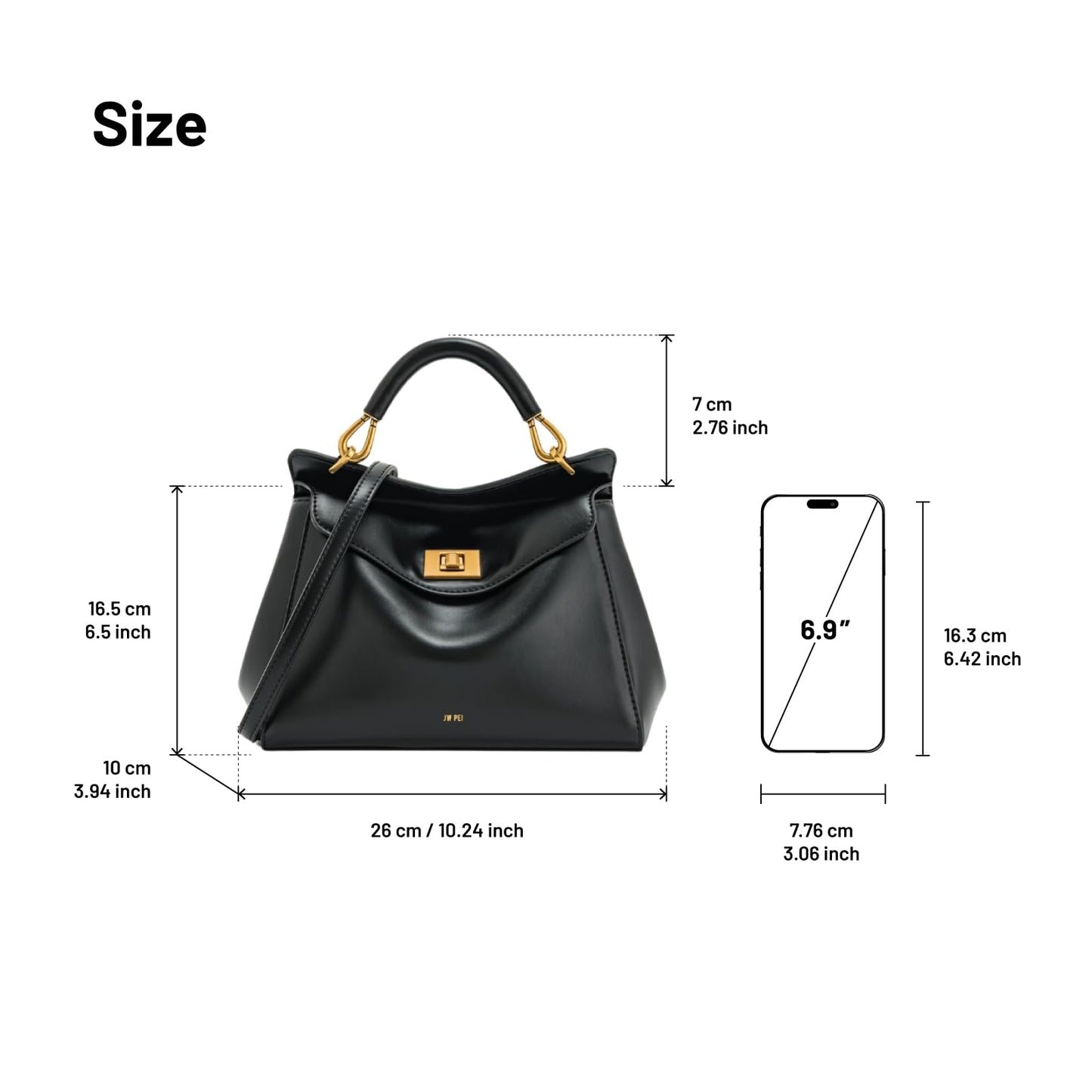 JW PEI Women's Lucia Classic Top Handbag