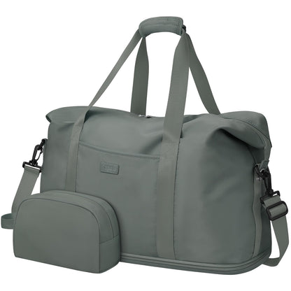 Expandable Travel Duffle Bags Weekender Overnight Bags for Women Men Hospital Bag for Women Labor Delivery with Toiletry Bag Waterproof