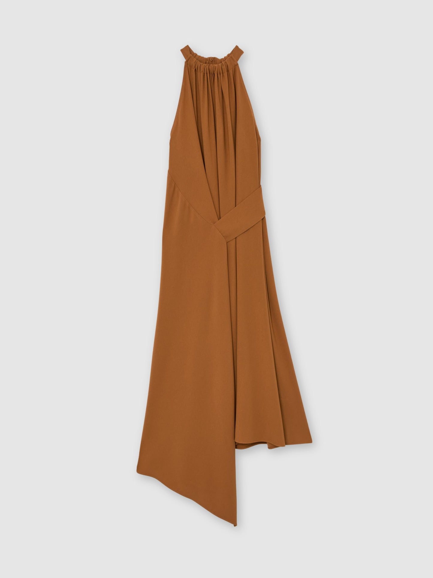 REISS Womens' Maeve Drape Detail Occasion Midi Dress