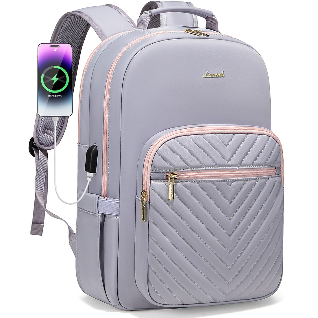 LOVEVOOK Laptop Backpack for Women Work Travel Backpack Purse College Teacher Bags