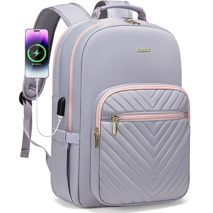 LOVEVOOK Laptop Backpack for Women Work Travel Backpack Purse College Teacher Bags