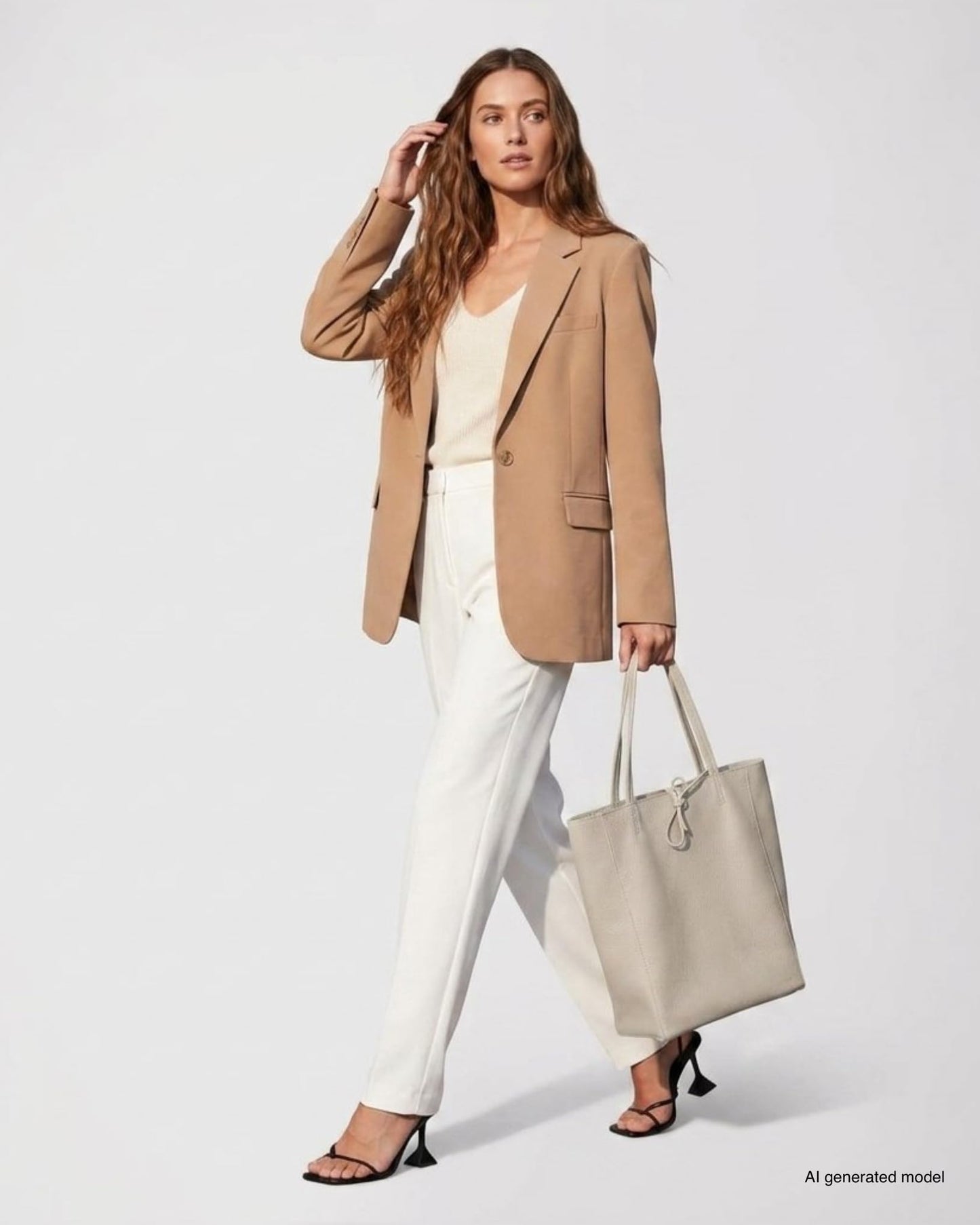 TAKEASY Genuine Italian Leather Tote Bag for Women, Large Slouchy Purse