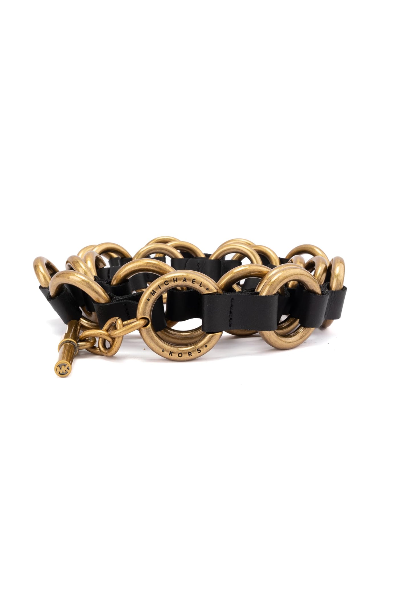 Michael Kors Womens Multi Ring Belt, Stylish & Versatile Fashion Accessory for Everyday Wear