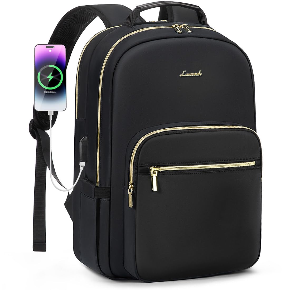 LOVEVOOK Laptop Backpack for Women Work Travel Backpack Purse College Teacher Bags