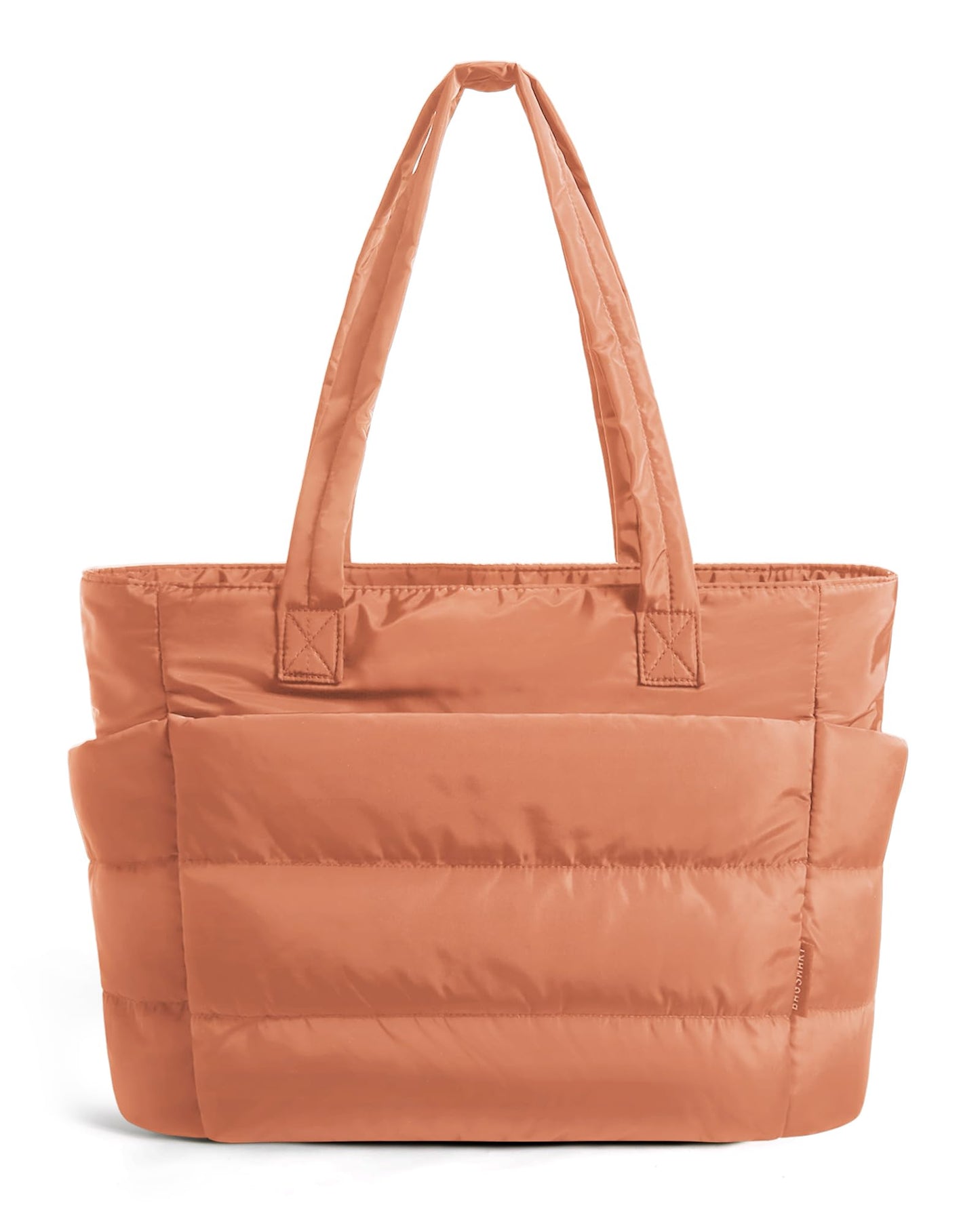 BAGSMART Tote Bag for Women, Lightweight Puffy Tote Bag with Compartments Shoulder Bag Handbag for Travel, Work, Gym
