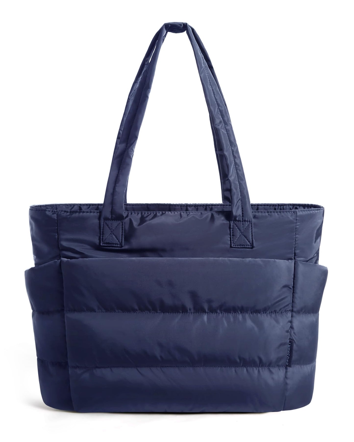 BAGSMART Tote Bag for Women, Lightweight Puffy Tote Bag with Compartments Shoulder Bag Handbag for Travel, Work, Gym
