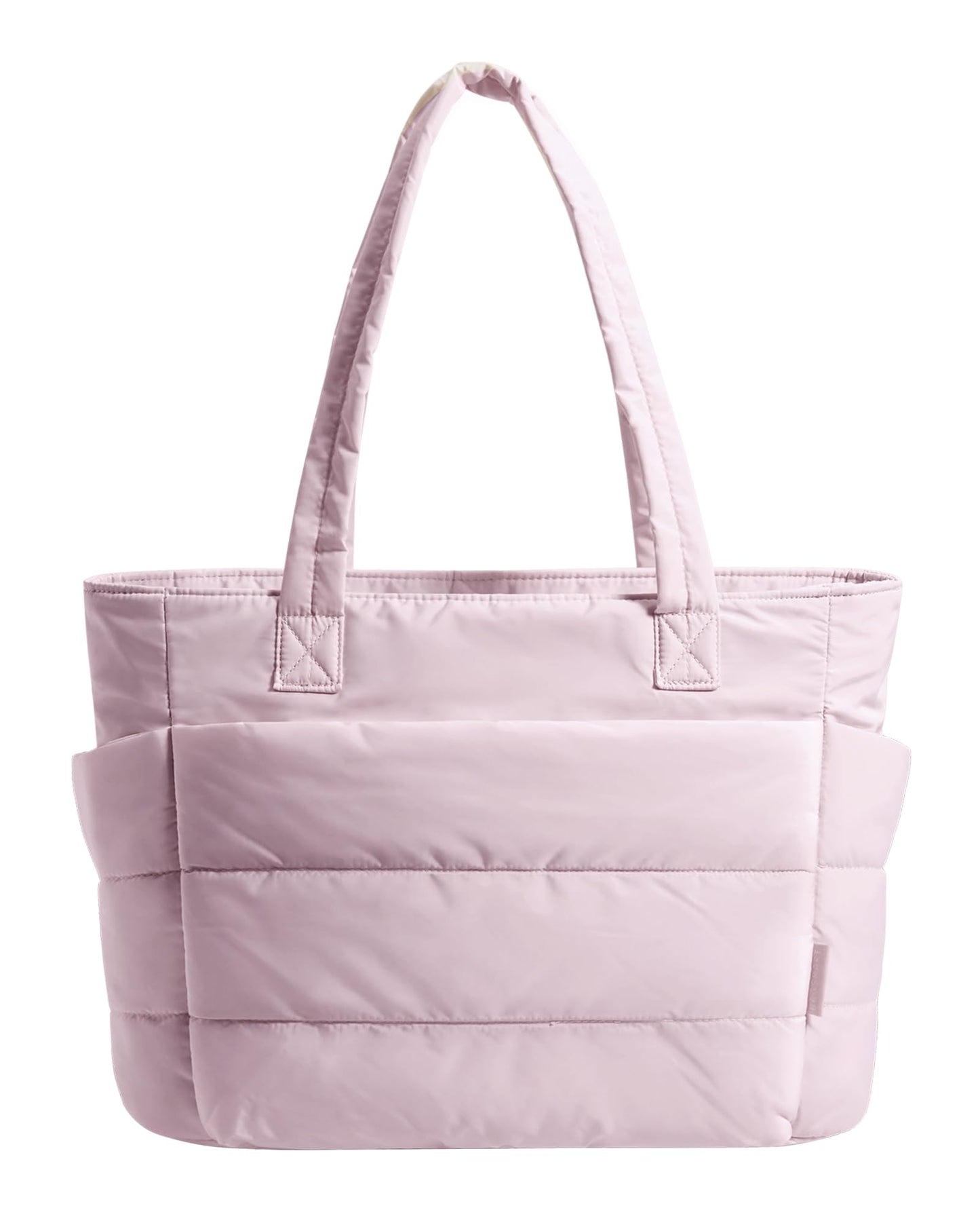 BAGSMART Tote Bag for Women, Lightweight Puffy Tote Bag with Compartments Shoulder Bag Handbag for Travel, Work, Gym