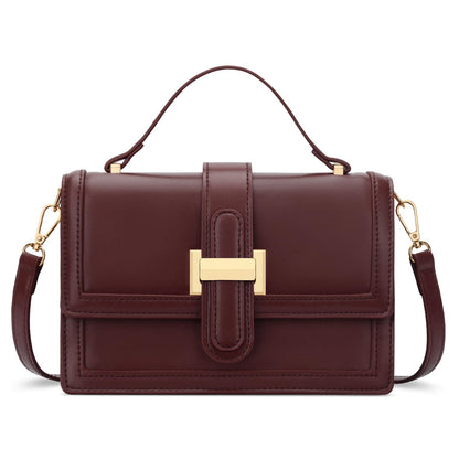 KKXIU Crossbody Bags for Women - Top Handle Purses for Lady, Leather Handbags Shoulder Clutch with Adjustable Shoulder Strap