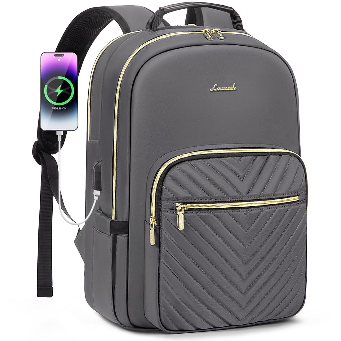 LOVEVOOK Laptop Backpack for Women Work Travel Backpack Purse College Teacher Bags