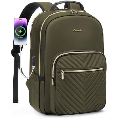 LOVEVOOK Laptop Backpack for Women Work Travel Backpack Purse College Teacher Bags