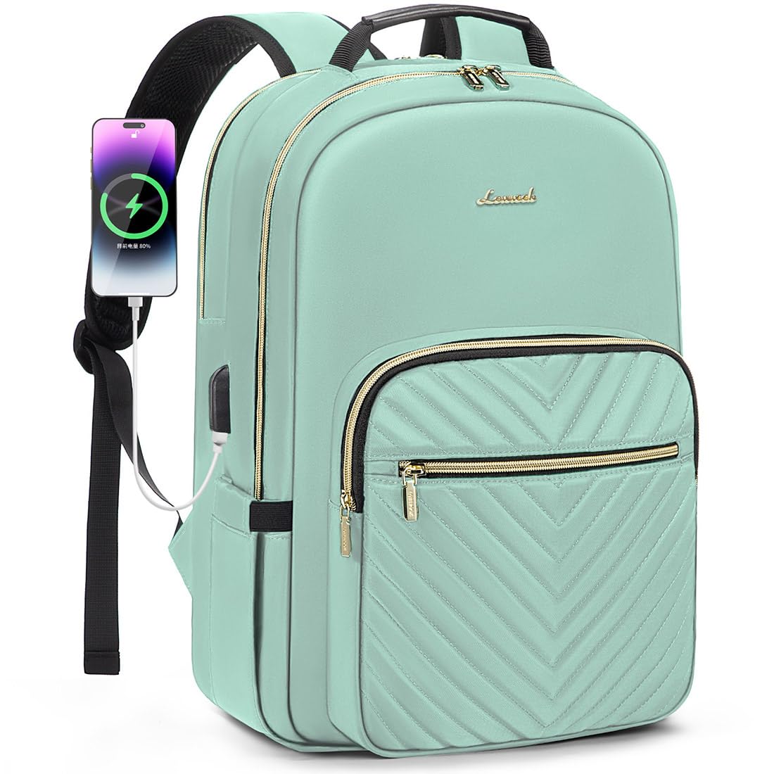 LOVEVOOK Laptop Backpack for Women Work Travel Backpack Purse College Teacher Bags