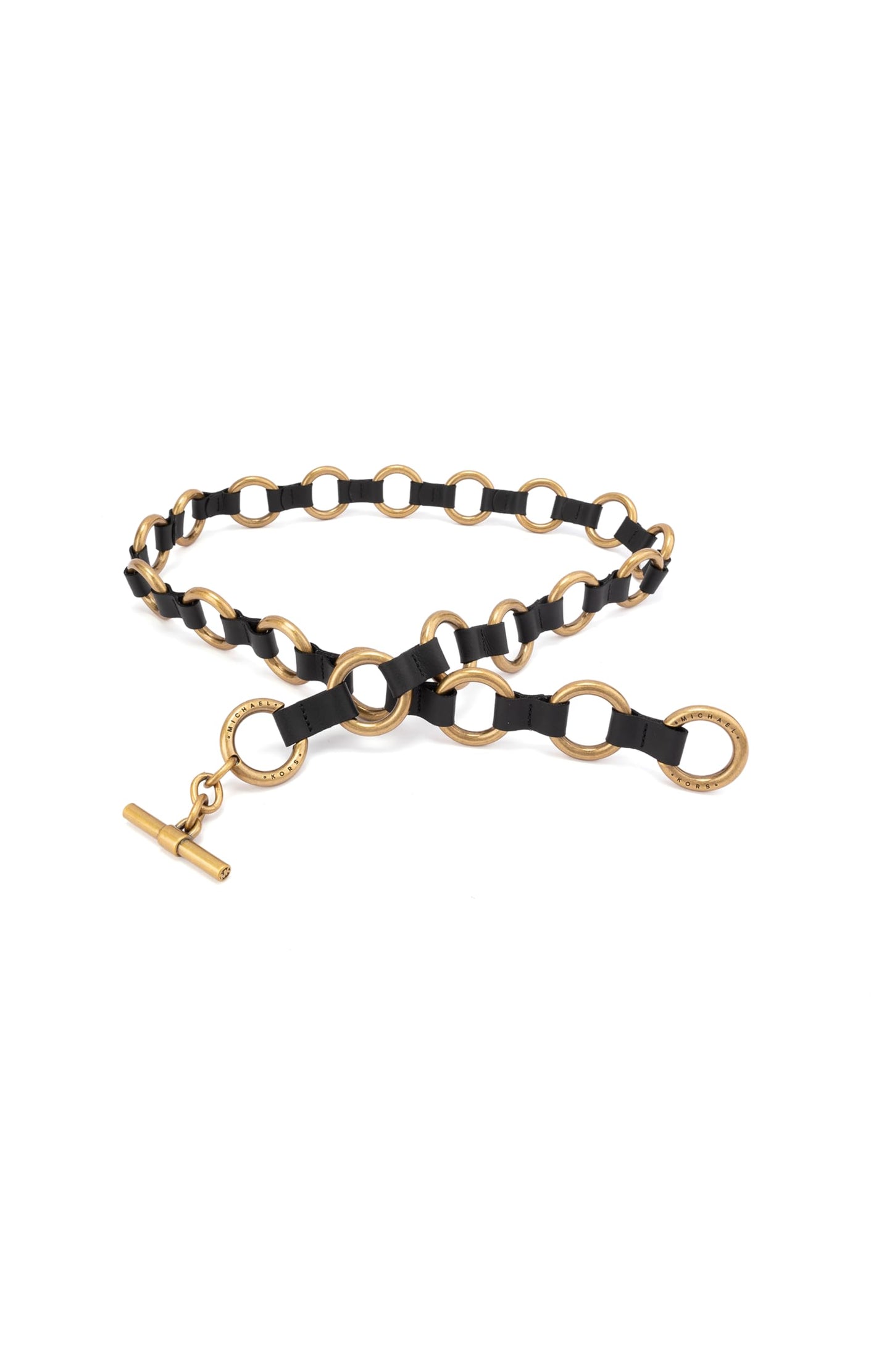 Michael Kors Womens Multi Ring Belt, Stylish & Versatile Fashion Accessory for Everyday Wear