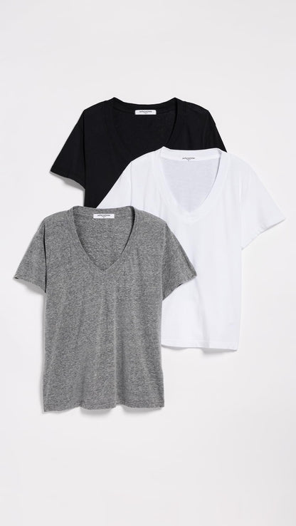 perfectwhitetee Women's Hendrix Tee 3 Pack