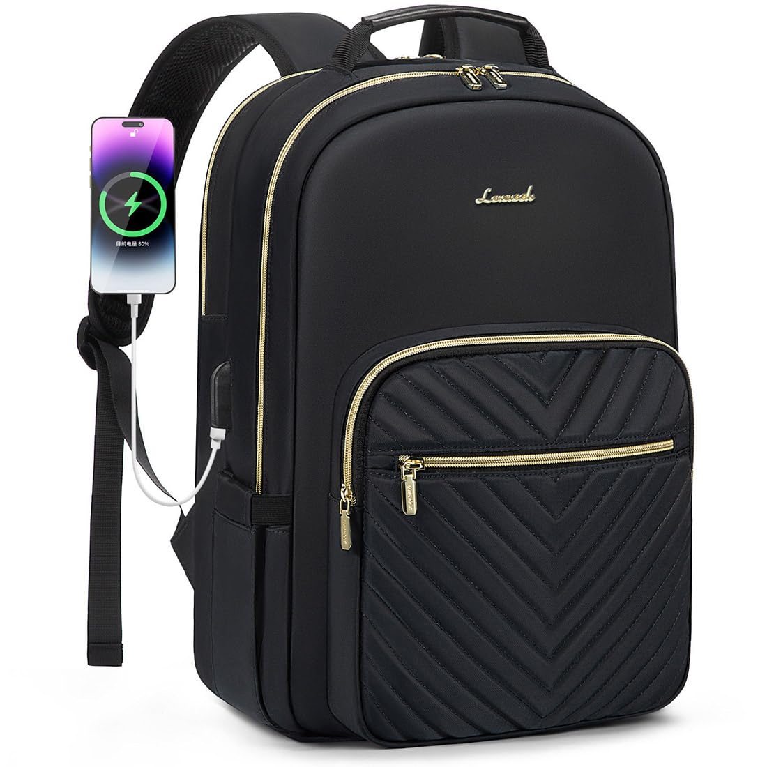 LOVEVOOK Laptop Backpack for Women Work Travel Backpack Purse College Teacher Bags