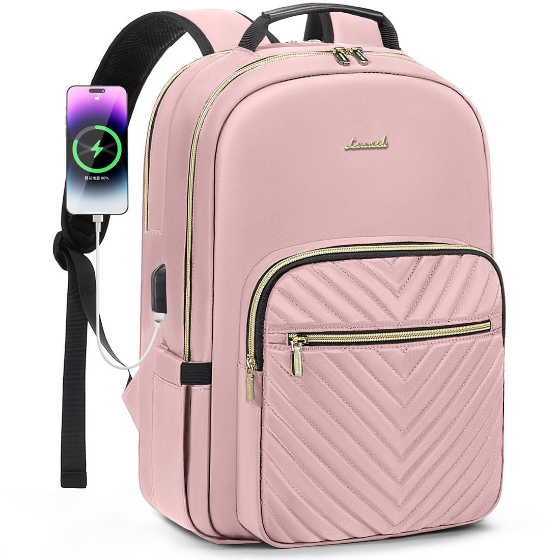 LOVEVOOK Laptop Backpack for Women Work Travel Backpack Purse College Teacher Bags