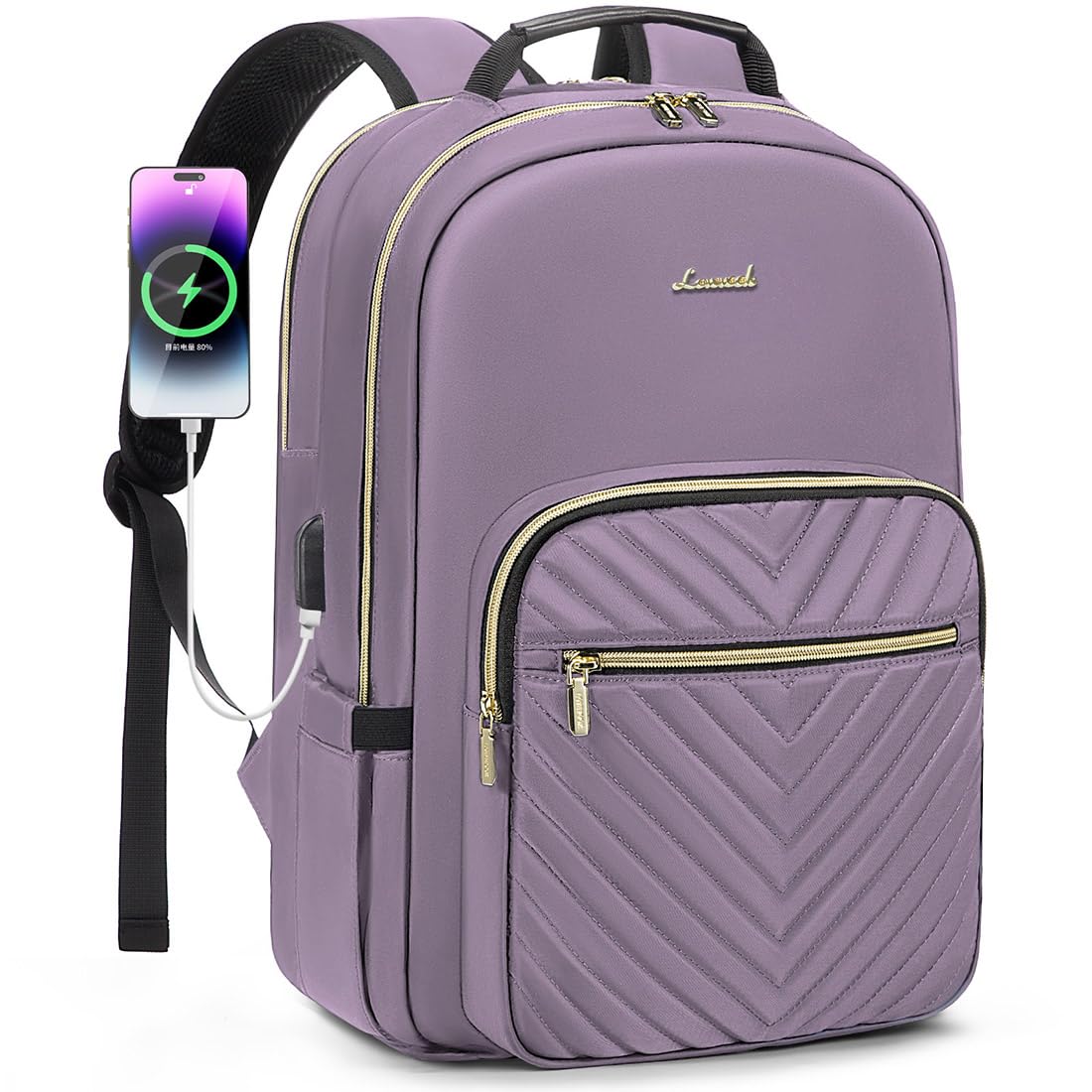 LOVEVOOK Laptop Backpack for Women Work Travel Backpack Purse College Teacher Bags