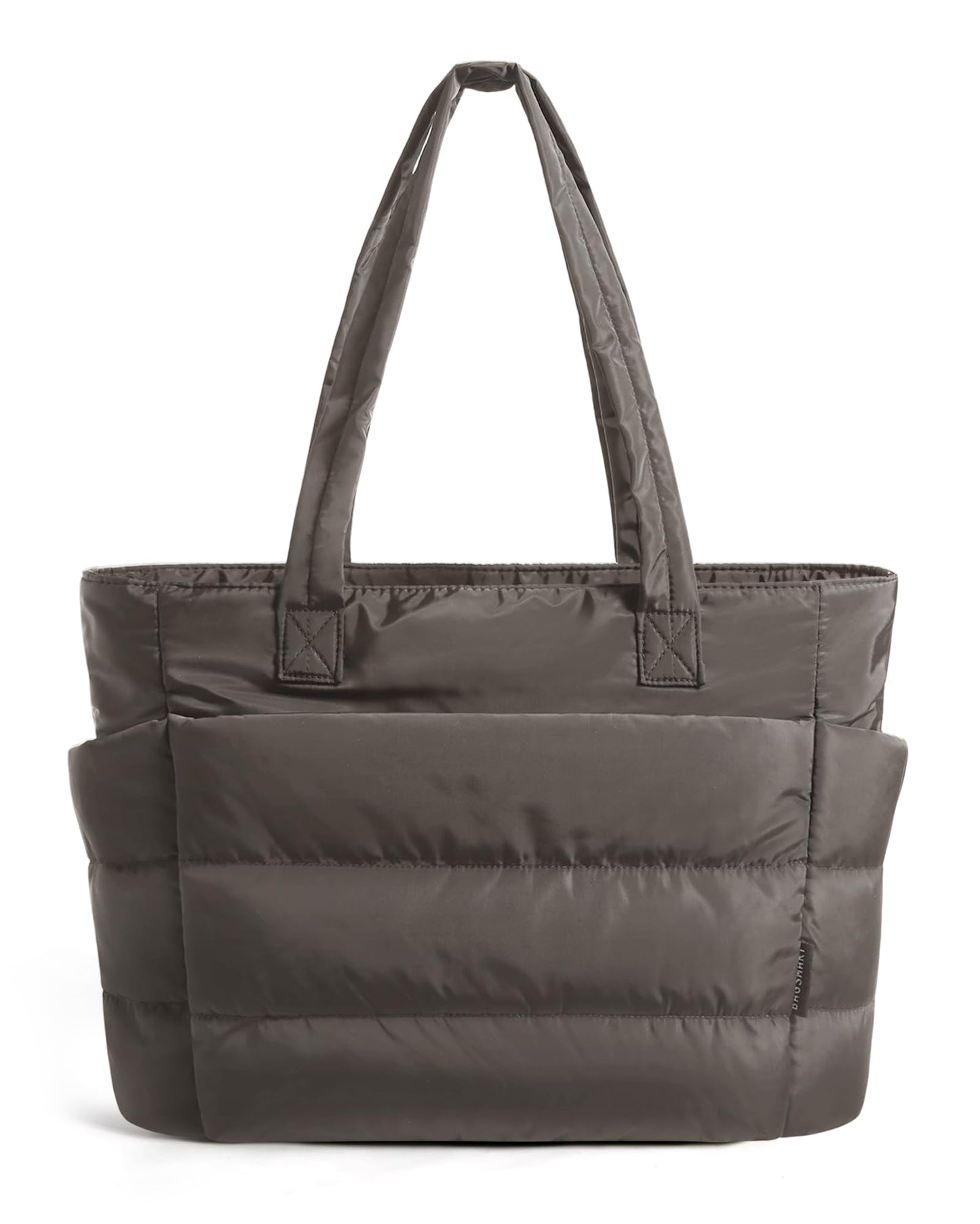 BAGSMART Tote Bag for Women, Lightweight Puffy Tote Bag with Compartments Shoulder Bag Handbag for Travel, Work, Gym