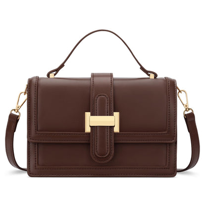KKXIU Crossbody Bags for Women - Top Handle Purses for Lady, Leather Handbags Shoulder Clutch with Adjustable Shoulder Strap