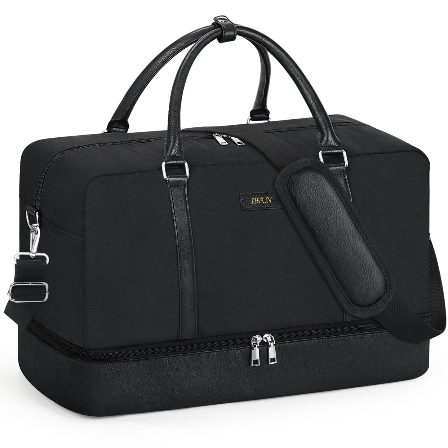 IBFUN Weekender Bags for Women, 21" Weekender Travel Bag, Travel Duffle Bag Carry on Overnight Duffel Bag 3PCS