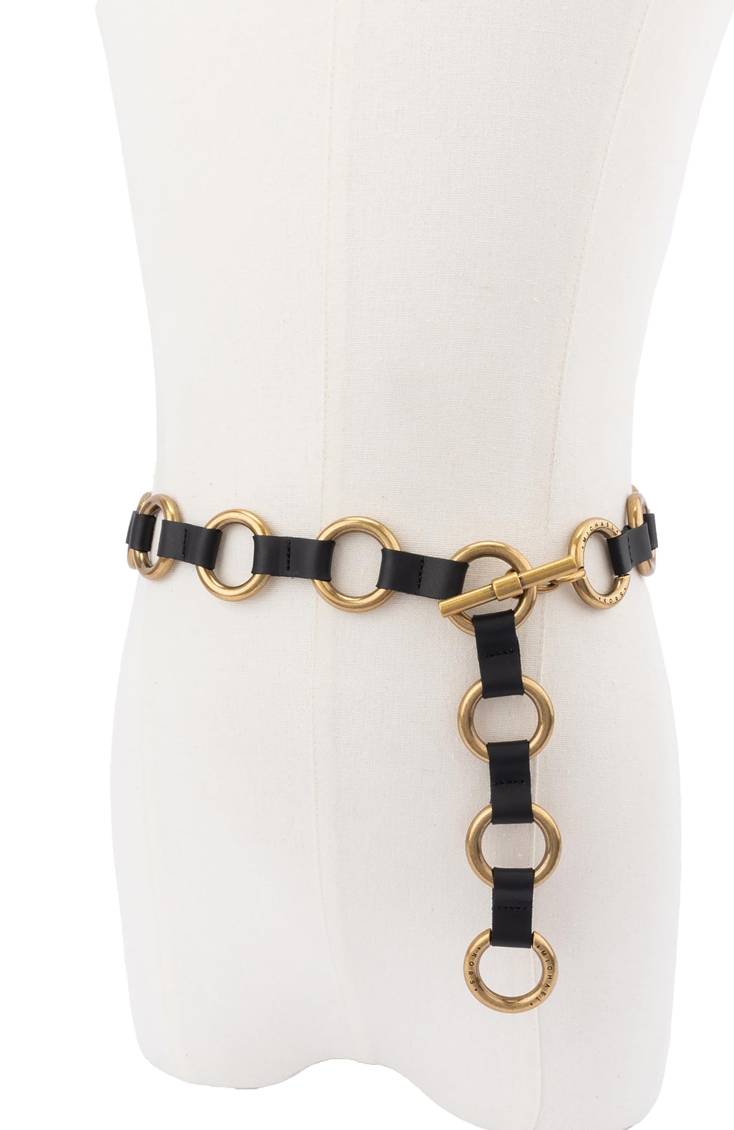 Michael Kors Womens Multi Ring Belt, Stylish & Versatile Fashion Accessory for Everyday Wear