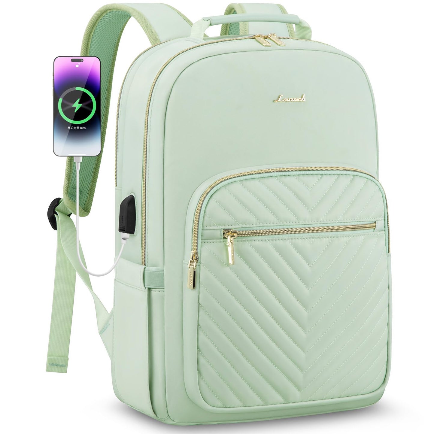 LOVEVOOK Laptop Backpack for Women Work Travel Backpack Purse College Teacher Bags