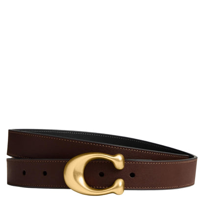 COACH 25mm Sculpted C Reversible Belt