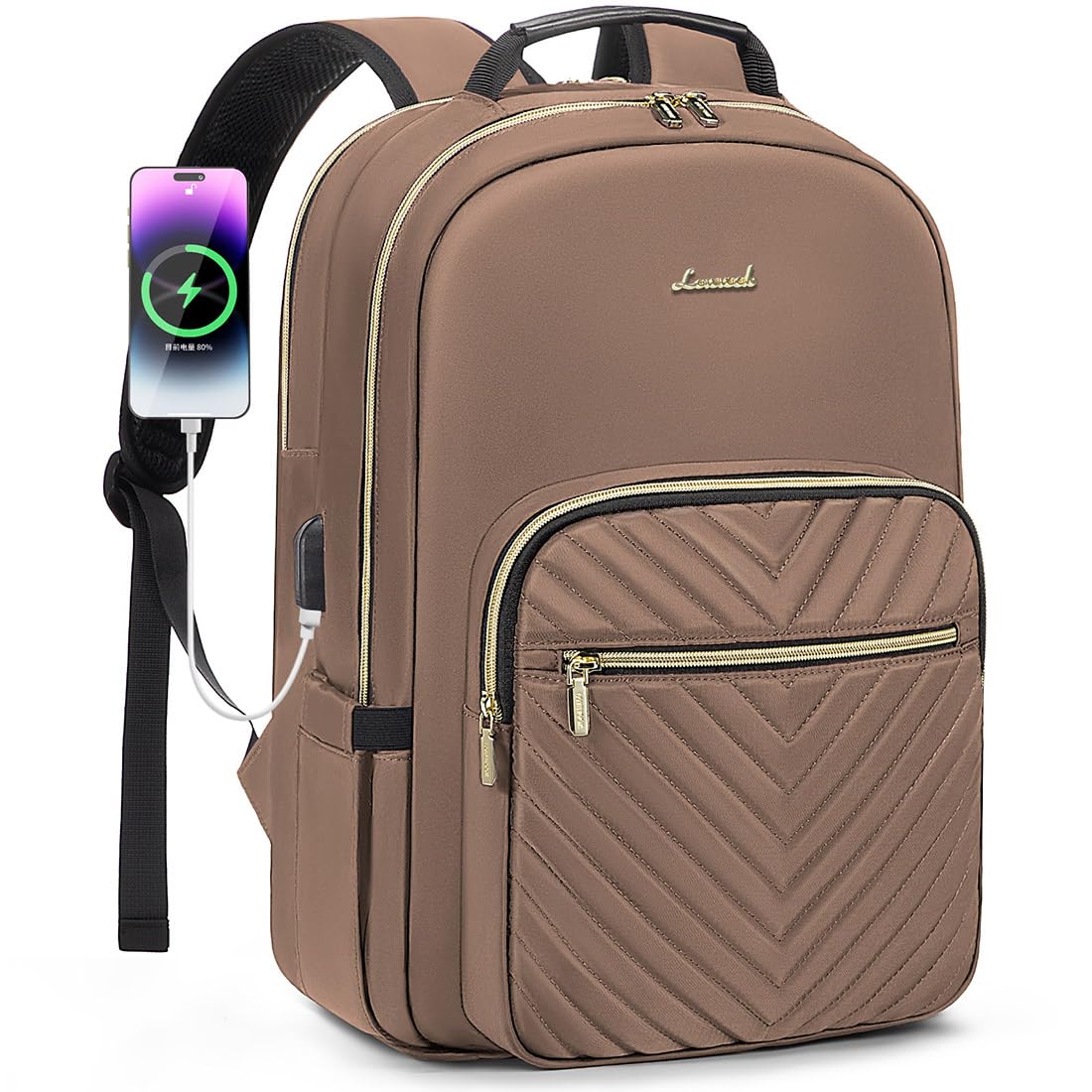 LOVEVOOK Laptop Backpack for Women Work Travel Backpack Purse College Teacher Bags