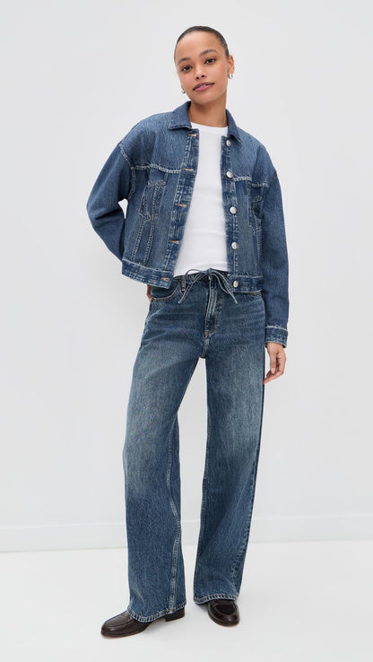 rag & bone Women's The Essential Rib Short Sleeve Crew Tee