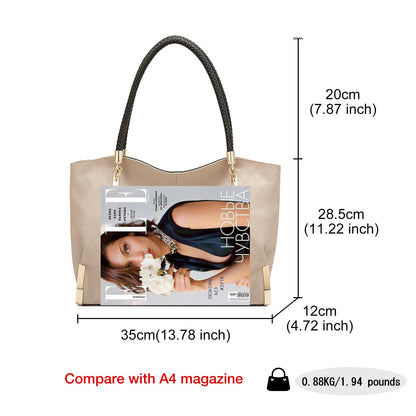 FOXLOVER Large Capacity Tote Handbags for Women, Women's Top-handle Bags Fashion Shoulder Bags Purses Minimalist design