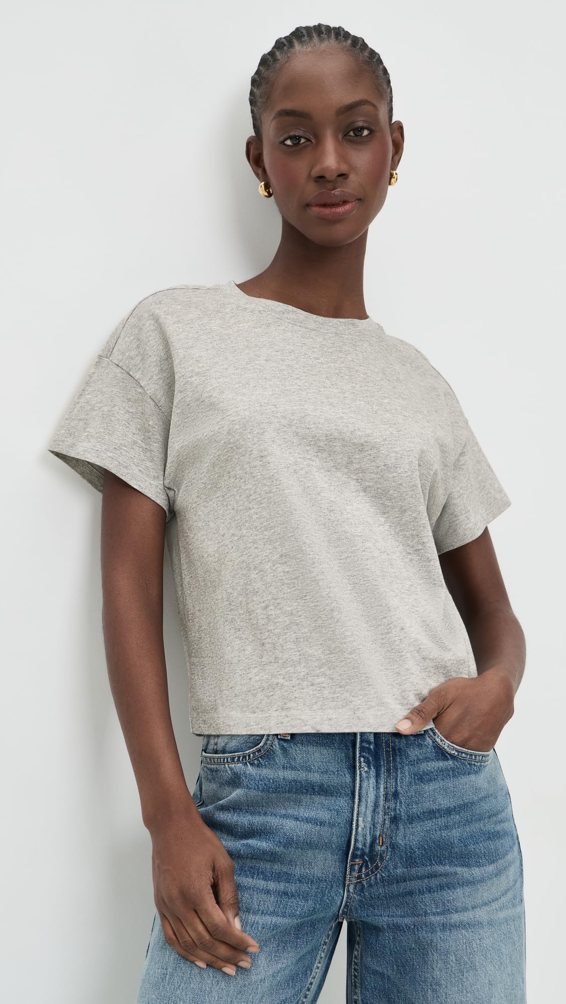 rag & bone Women's Kelly Boxy Jersey Tee