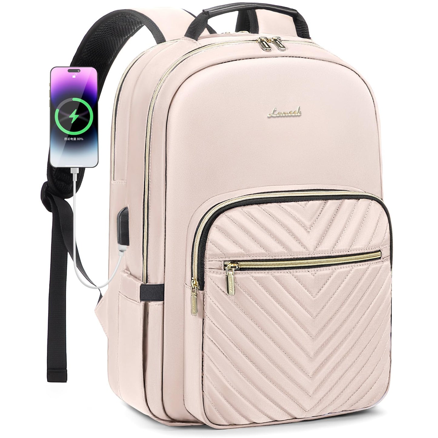 LOVEVOOK Laptop Backpack for Women Work Travel Backpack Purse College Teacher Bags
