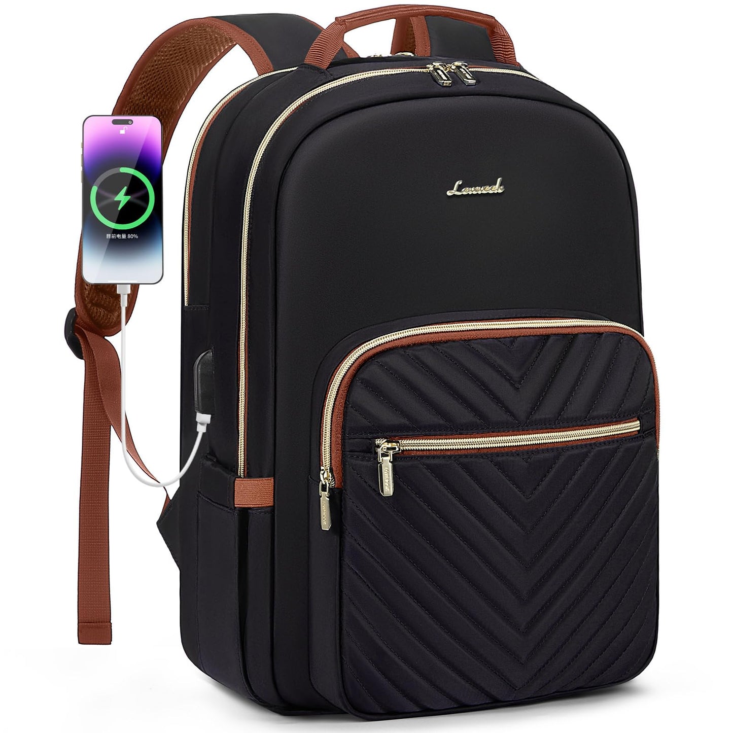 LOVEVOOK Laptop Backpack for Women Work Travel Backpack Purse College Teacher Bags