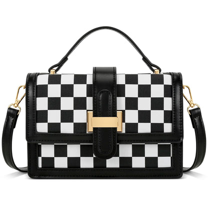 KKXIU Crossbody Bags for Women - Top Handle Purses for Lady, Leather Handbags Shoulder Clutch with Adjustable Shoulder Strap