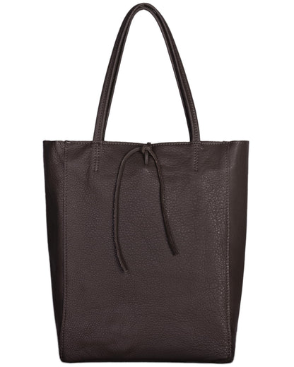 TAKEASY Genuine Italian Leather Tote Bag for Women, Large Slouchy Purse