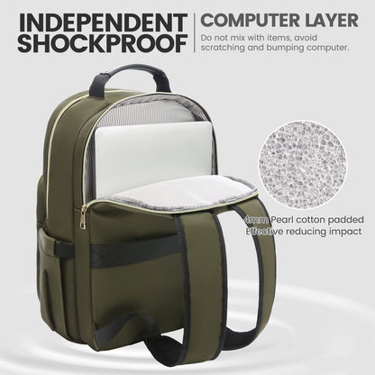 LOVEVOOK Laptop Backpack for Women Work Travel Backpack Purse College Teacher Bags