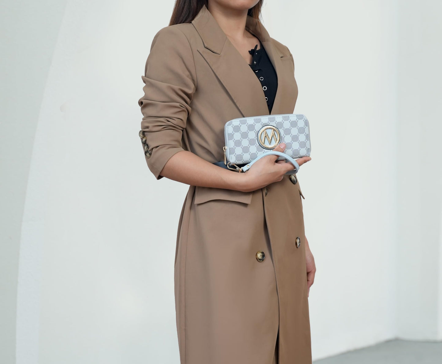 J’OMOR by Mia Merlina Tote Bag for Women, Print Handbag Set with Wallet Top-Handle Bag Vegan Leather Purse
