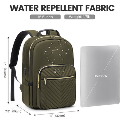 LOVEVOOK Laptop Backpack for Women Work Travel Backpack Purse College Teacher Bags