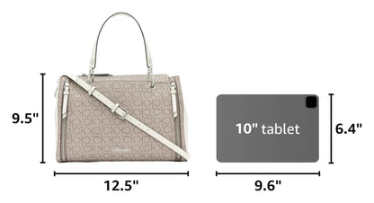 Calvin Klein Bubble Lamb Novelty Organization Satchel