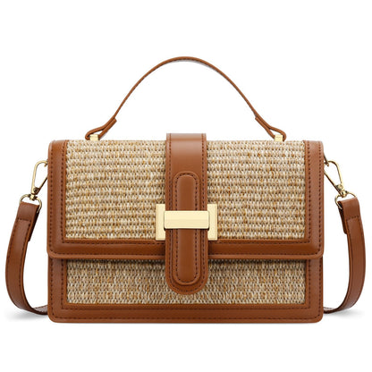 KKXIU Crossbody Bags for Women - Top Handle Purses for Lady, Leather Handbags Shoulder Clutch with Adjustable Shoulder Strap