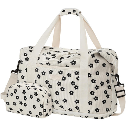 Expandable Travel Duffle Bags Weekender Overnight Bags for Women Men Hospital Bag for Women Labor Delivery with Toiletry Bag Waterproof