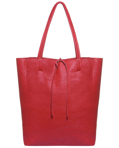 TAKEASY Genuine Italian Leather Tote Bag for Women, Large Slouchy Purse