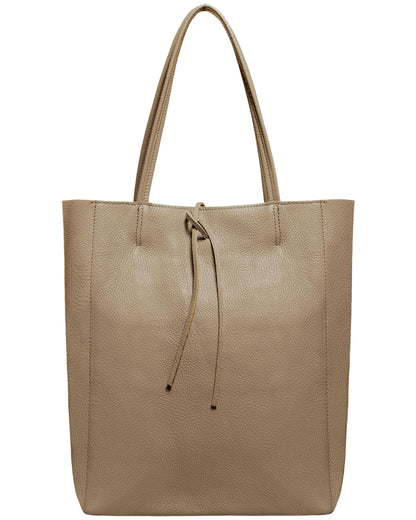 TAKEASY Genuine Italian Leather Tote Bag for Women, Large Slouchy Purse