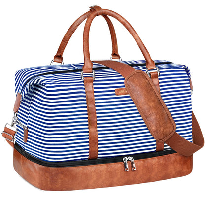 IBFUN Weekender Bags for Women, 21" Weekender Travel Bag, Travel Duffle Bag Carry on Overnight Duffel Bag 3PCS