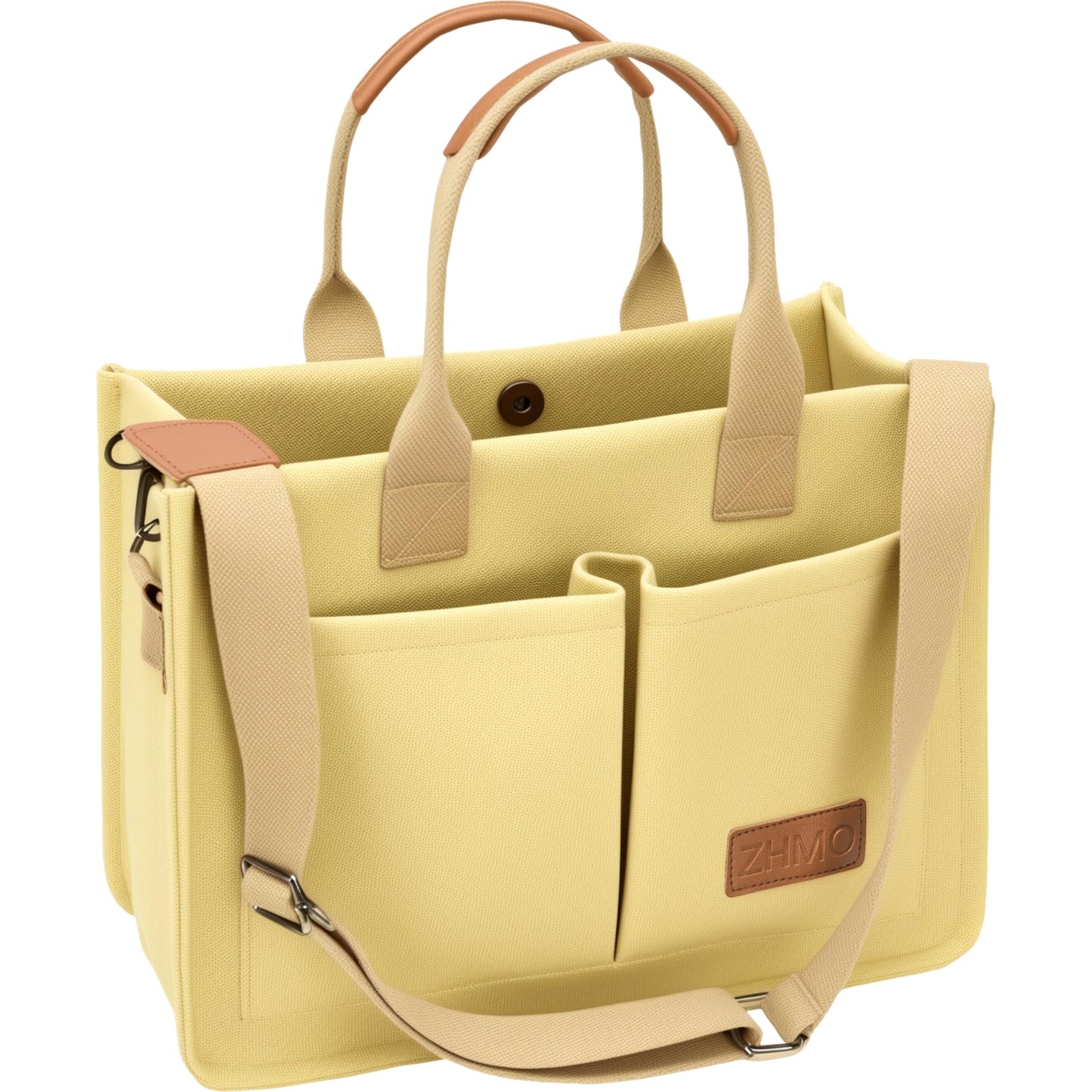 ZHMO Canvas Tote Bag for Women,Women's Bags Crossbody Bags Work Laptop Tote Bag Large Handbags Purse for Travel Nurse Teacher