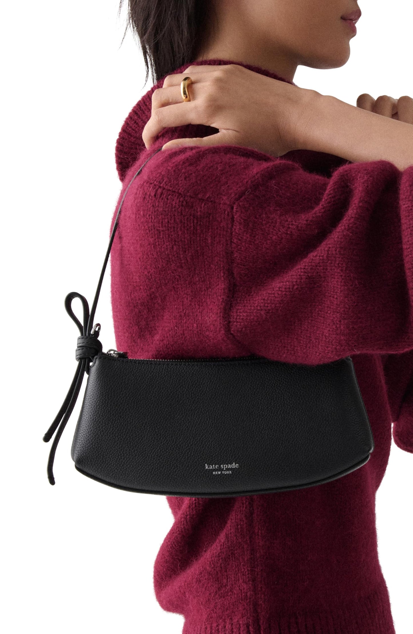 kate spade new york Loop Pebbled Leather Pochette